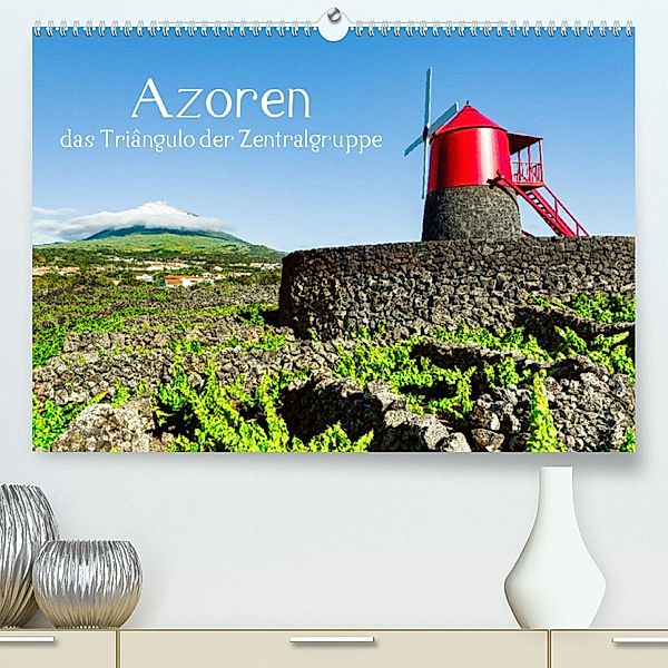 Azoren - das Triangulo der Zentralgruppe (Premium, hochwertiger DIN A2 Wandkalender 2023, Kunstdruck in Hochglanz), Martin Zwick
