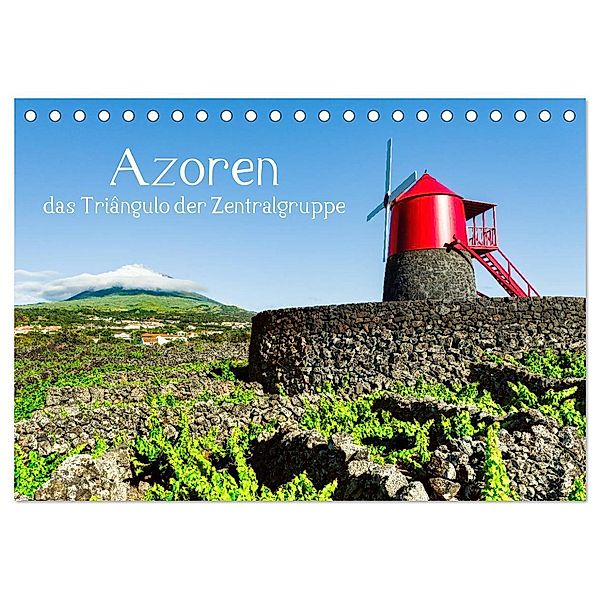 Azoren - das Triangulo der Zentralgruppe (Tischkalender 2024 DIN A5 quer), CALVENDO Monatskalender, Martin Zwick