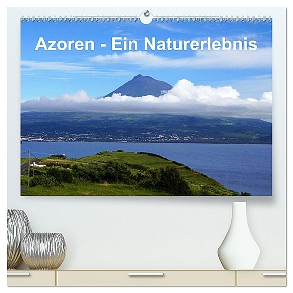 Azoren - Ein Naturerlebnis (hochwertiger Premium Wandkalender 2024 DIN A2 quer), Kunstdruck in Hochglanz, Karsten Löwe