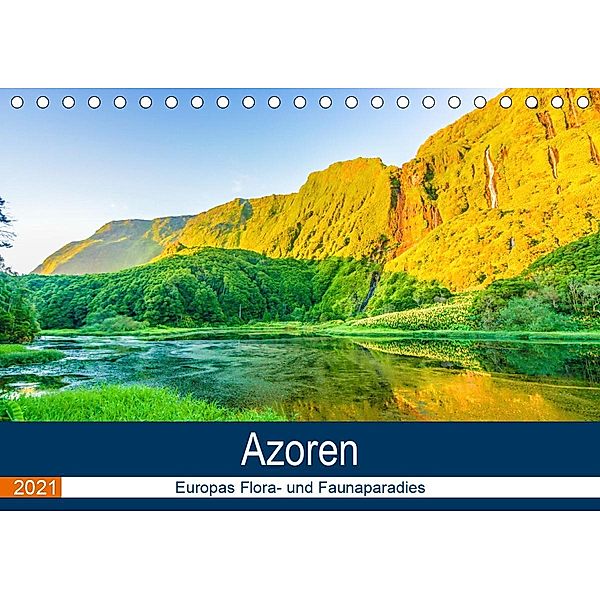 Azoren: Europas Flora- und Faunaparadies (Tischkalender 2021 DIN A5 quer), Benjamin Krauss