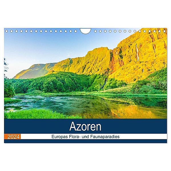 Azoren: Europas Flora- und Faunaparadies (Wandkalender 2024 DIN A4 quer), CALVENDO Monatskalender, Benjamin Krauss