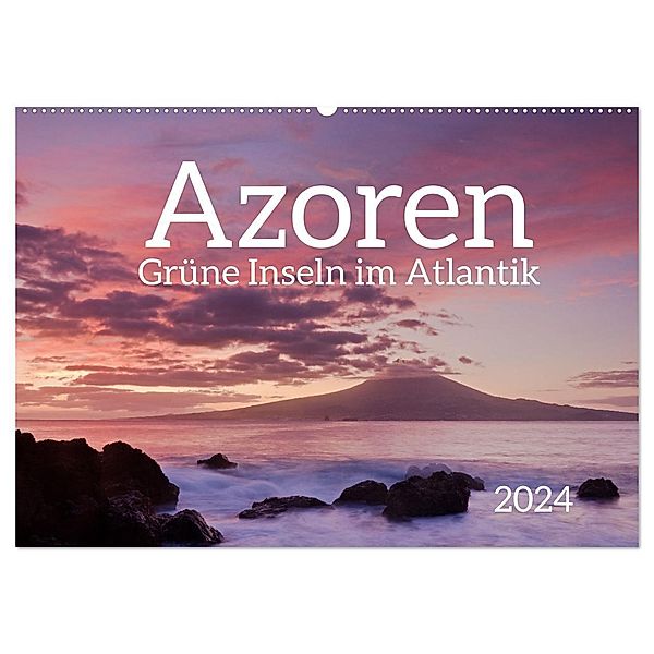 Azoren - Grüne Inseln im Atlantik 2024 (Wandkalender 2024 DIN A2 quer), CALVENDO Monatskalender, Jörg Dauerer