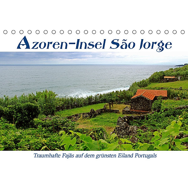 Azoren-Insel Sao Jorge - traumhafte Fajas (Tischkalender 2020 DIN A5 quer), Jana Thiem-Eberitsch