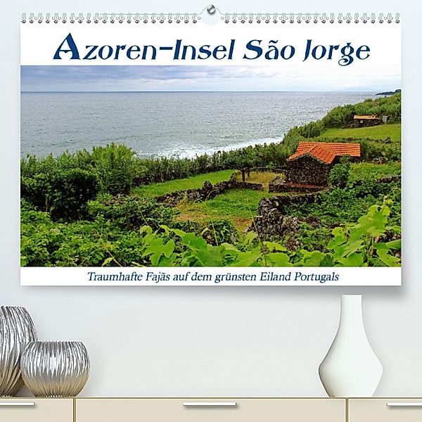 Azoren-Insel Sao Jorge - traumhafte Fajas auf dem grünsten Eiland Portugals (Premium, hochwertiger DIN A2 Wandkalender 2, Jana Thiem-Eberitsch