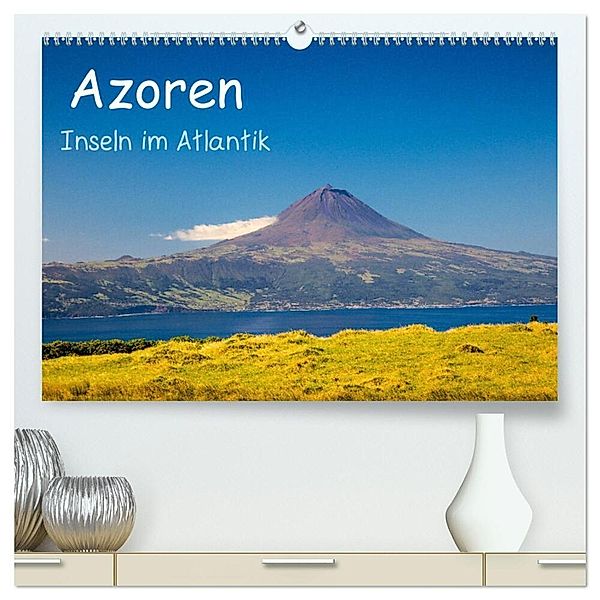 Azoren - Inseln im Atlantik (hochwertiger Premium Wandkalender 2024 DIN A2 quer), Kunstdruck in Hochglanz, S. Jost
