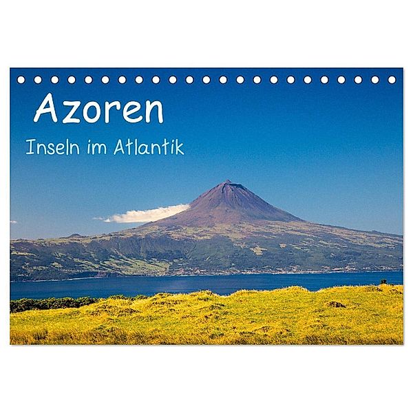 Azoren - Inseln im Atlantik (Tischkalender 2024 DIN A5 quer), CALVENDO Monatskalender, S. Jost