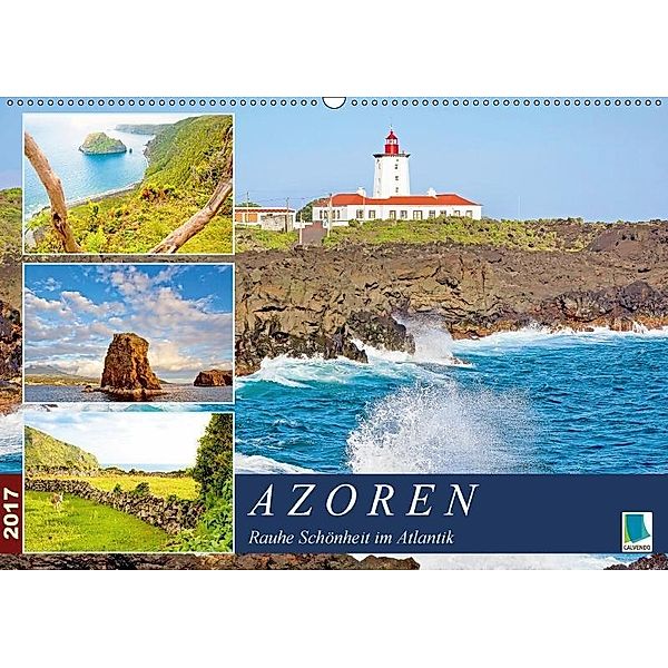 Azoren: Rauhe Schönheit im Atlantik (Wandkalender 2017 DIN A2 quer), Calvendo