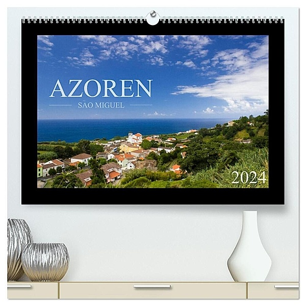 Azoren - São Miguel (hochwertiger Premium Wandkalender 2024 DIN A2 quer), Kunstdruck in Hochglanz, Susanne Schlüter