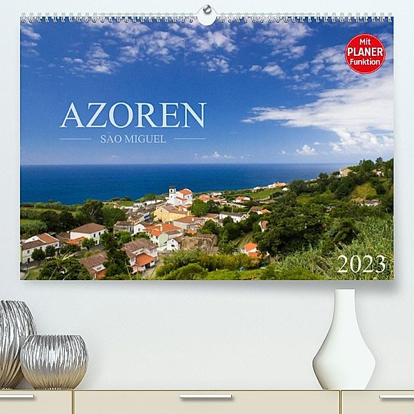 Azoren - São Miguel (Premium, hochwertiger DIN A2 Wandkalender 2023, Kunstdruck in Hochglanz), Susanne Schlüter