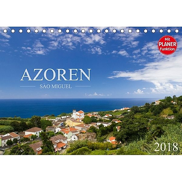 Azoren - São Miguel (Tischkalender 2018 DIN A5 quer) Dieser erfolgreiche Kalender wurde dieses Jahr mit gleichen Bildern, Susanne Schlüter