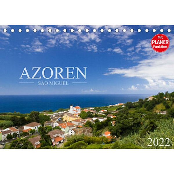 Azoren - São Miguel (Tischkalender 2022 DIN A5 quer), Susanne Schlüter