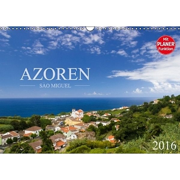 Azoren - São Miguel (Wandkalender 2016 DIN A3 quer), Susanne Schlüter