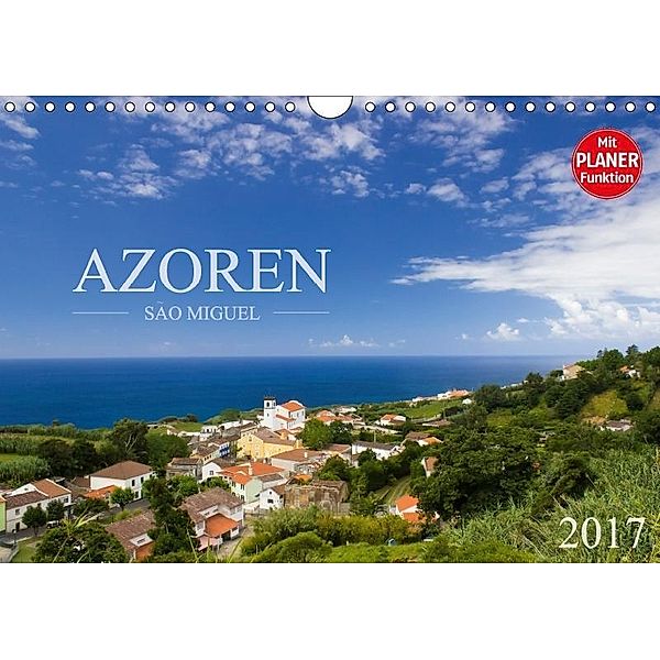 Azoren - São Miguel (Wandkalender 2017 DIN A4 quer), Susanne Schlüter
