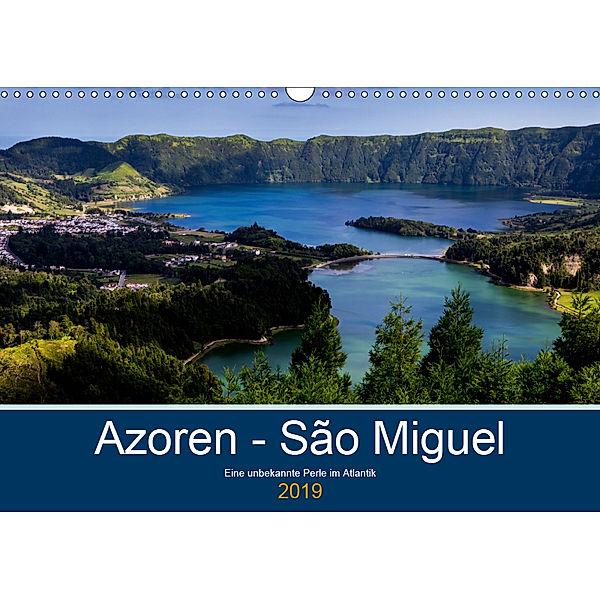 Azoren - São Miguel (Wandkalender 2019 DIN A3 quer), hm-fotodesign
