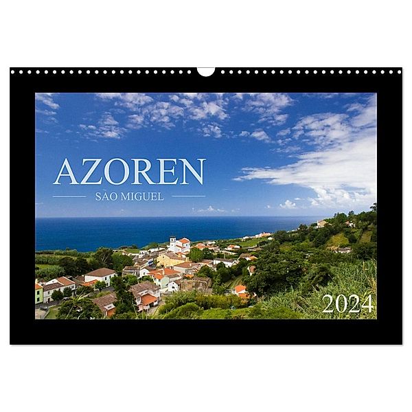 Azoren - São Miguel (Wandkalender 2024 DIN A3 quer), CALVENDO Monatskalender, Susanne Schlüter