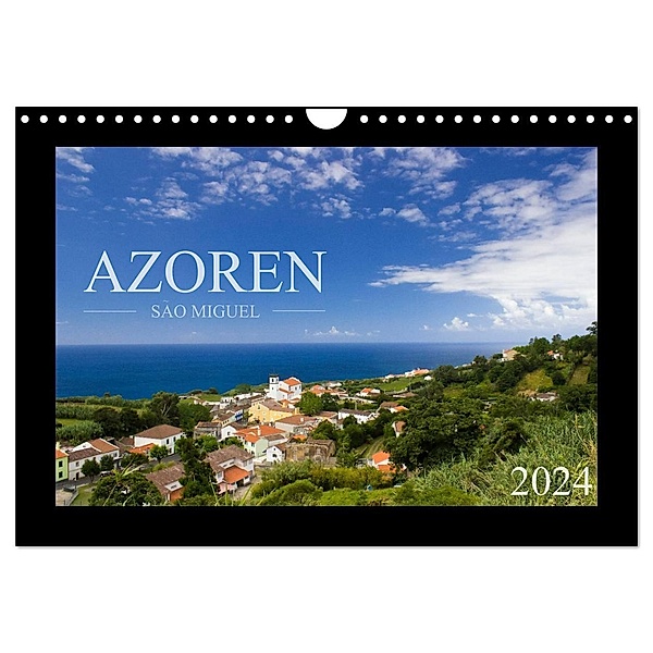 Azoren - São Miguel (Wandkalender 2024 DIN A4 quer), CALVENDO Monatskalender, Susanne Schlüter