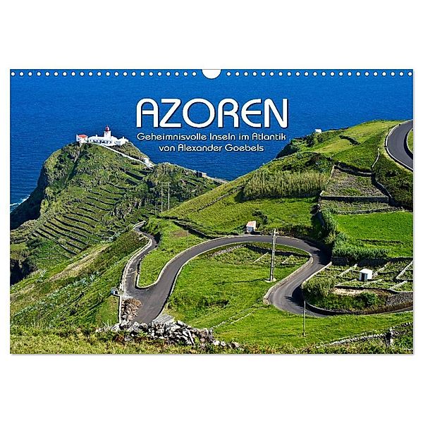 Azoren (Wandkalender 2024 DIN A3 quer), CALVENDO Monatskalender, Alexander Goebels