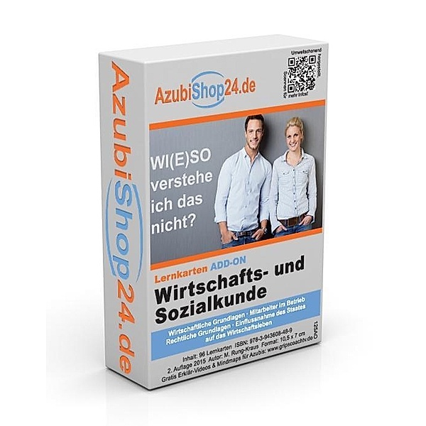 AzubiShop24.de - AzubiShop24.de Add-on-Lernkarten Wirtschafts- und Sozialkunde, Michaela Rung-Kraus