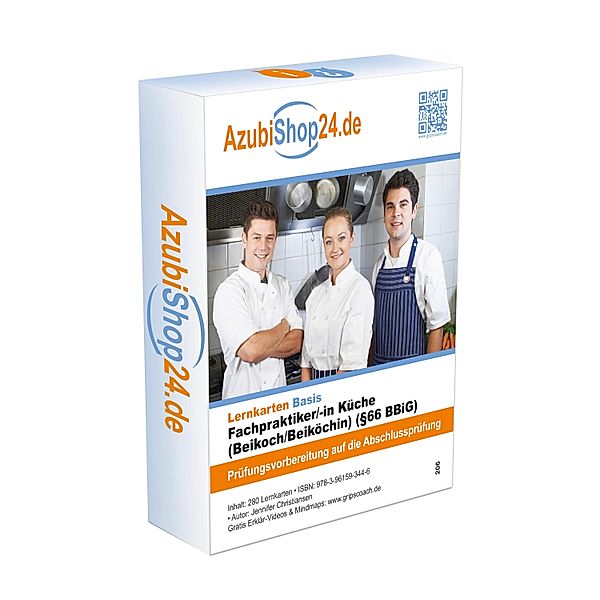 AzubiShop24.de Basis-Lernkarten Fachpraktiker /in Küche, Jennifer Christiansen