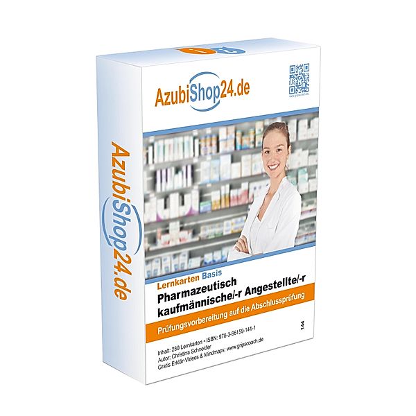 AzubiShop24.de Basis-Lernkarten Pharmazeutisch-kaufmännische/r Angestellte/r (PKA), Christina Schneider