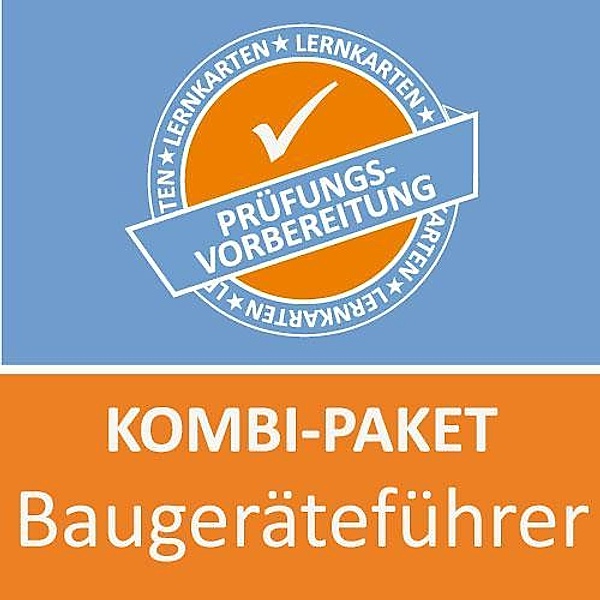 AzubiShop24.de Kombi-Paket Baugeräteführer Lernkarten, Jennifer Christiansen, M. Rung-Kraus