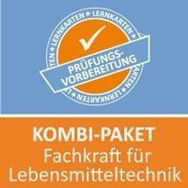 AzubiShop24.de Kombi-Paket Lernkarten Fachkraft für Lebensmitteltechnik, Michaela Rung-Kraus, Tanja Fischer