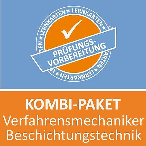 AzubiShop24.de Kombi-Paket Verfahrensmechaniker für Beschichtungstechnik Lernkarten, Jennifer Christiansen, M. Rung-Kraus