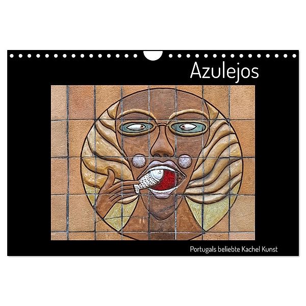 Azulejos - Portugals beliebte Kachel Kunst (Wandkalender 2024 DIN A4 quer), CALVENDO Monatskalender, Marion Meyer © Stimmungsbilder1