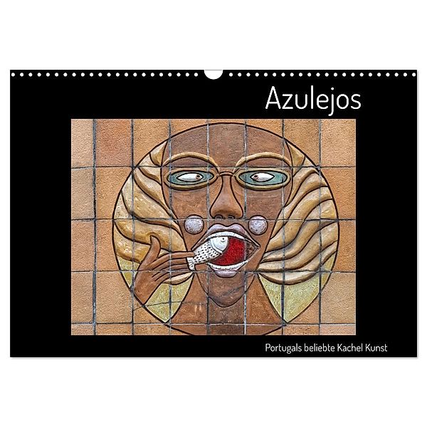 Azulejos - Portugals beliebte Kachel Kunst (Wandkalender 2024 DIN A3 quer), CALVENDO Monatskalender, Marion Meyer © Stimmungsbilder1