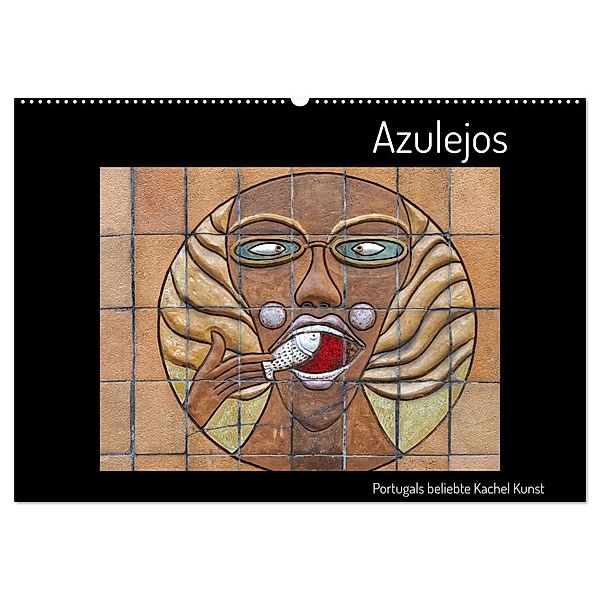 Azulejos - Portugals beliebte Kachel Kunst (Wandkalender 2025 DIN A2 quer), CALVENDO Monatskalender, Calvendo, Marion Meyer © Stimmungsbilder1