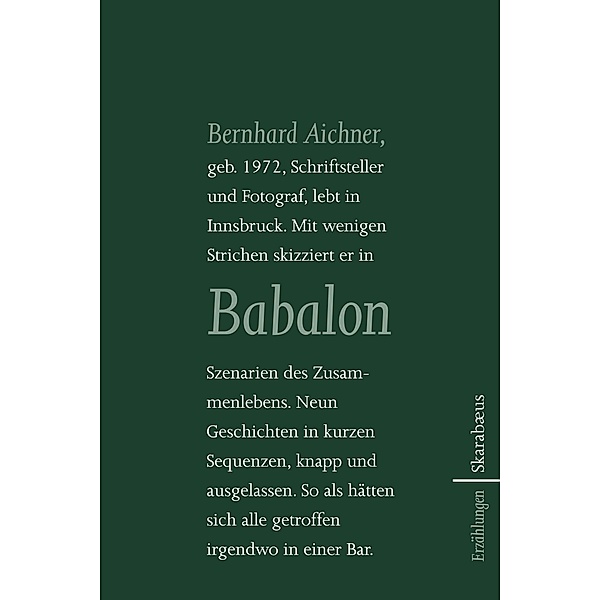 Babalon, Bernhard Aichner