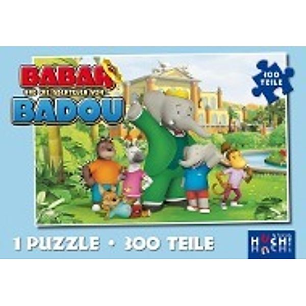 Babar und die Abenteuer von Badou (Kinderpuzzle), 300 Teile