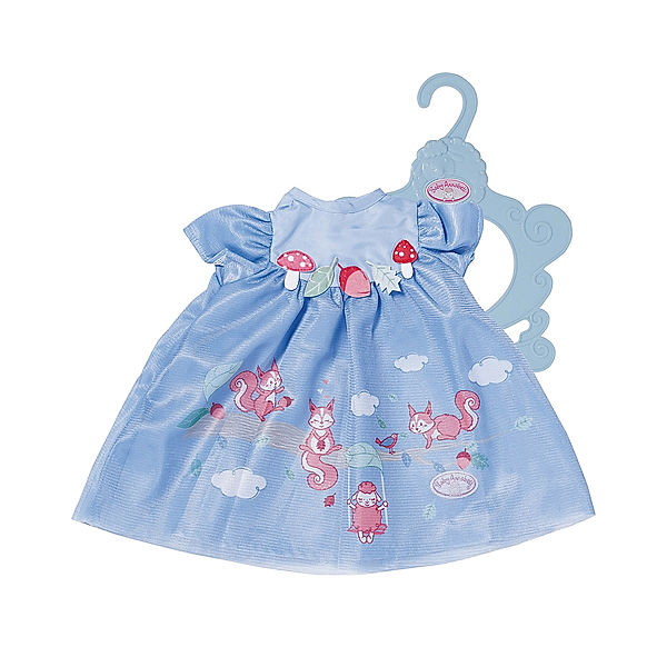 Zapf Baby Annabell® Puppenkleid EICHHÖRNCHEN (43cm) in blau