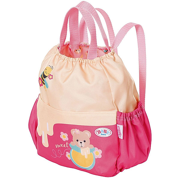 Zapf BABY born® Rucksack BÄR (25x28x1,5) in rosa