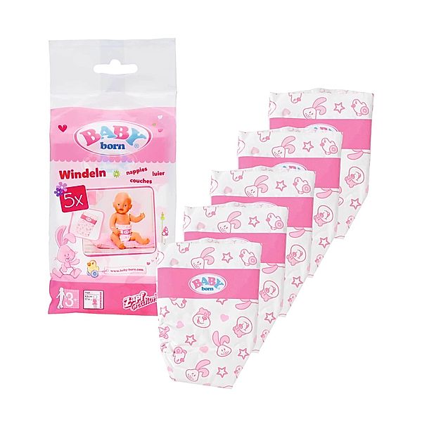 Zapf BABY born® Windeln 5er Pack (43cm)