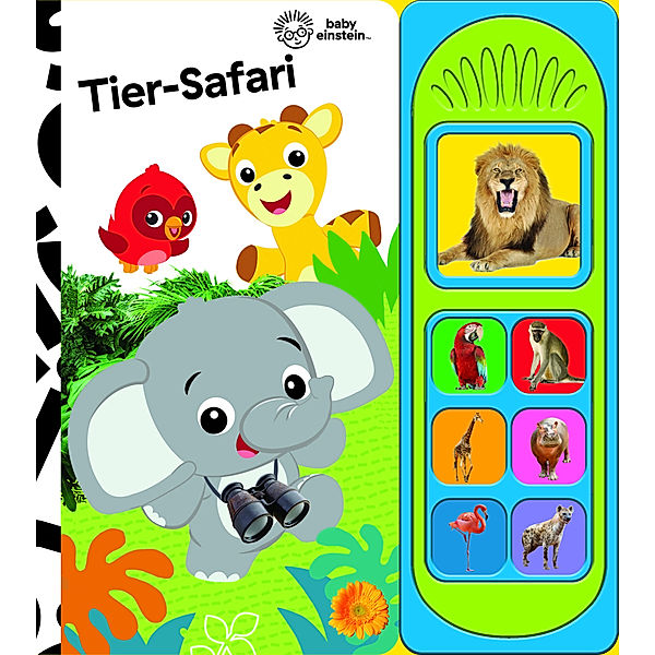 Baby Einstein - Tier-Safari - Soundbuch - Pappbilderbuch mit 7 Tier-Geräuschen