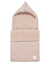 Baby Fußsack RIGA TEDDY (45×90) in grey pink