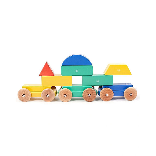 tegu Baby-Magnetspielzeug BIG SHAPE TRAIN 9-teilig in bunt