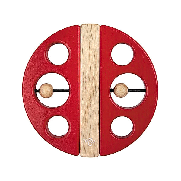 tegu Baby-Magnetspielzeug SWIVEL BUG A in rot