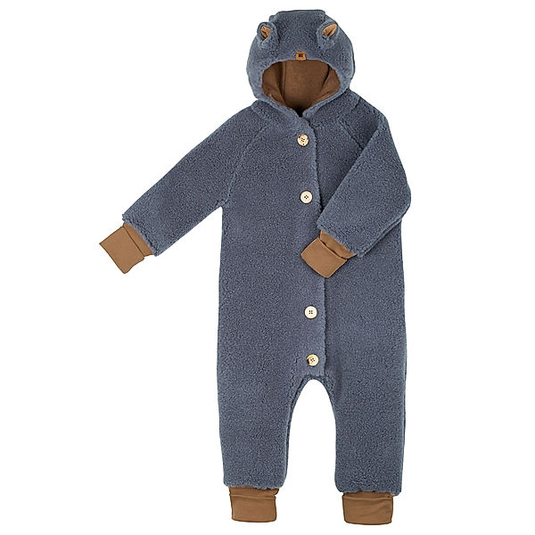 PURE PURE BY BAUER Baby-Overall PLUSHY in stormy-blue