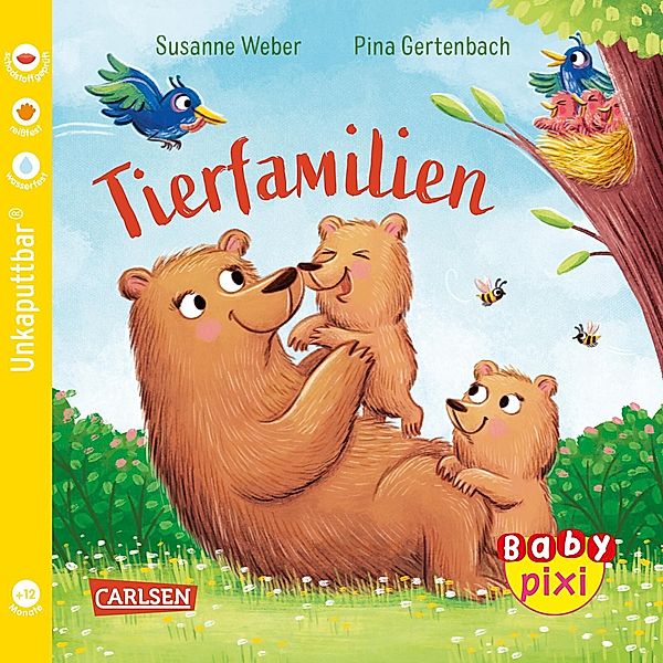 Baby Pixi (unkaputtbar) 128: VE 5 Tierfamilien (5 Exemplare), Susanne Weber