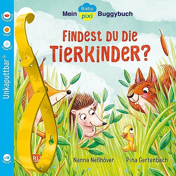 Baby Pixi (unkaputtbar) 143: Mein Baby-Pixi-Buggybuch: Findest du die Tierkinder?, Nanna Neßhöver
