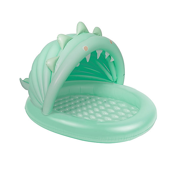 SUNNYLIFE Baby-Planschbecken KIDDY POOL – SURFING DINO in icing mint