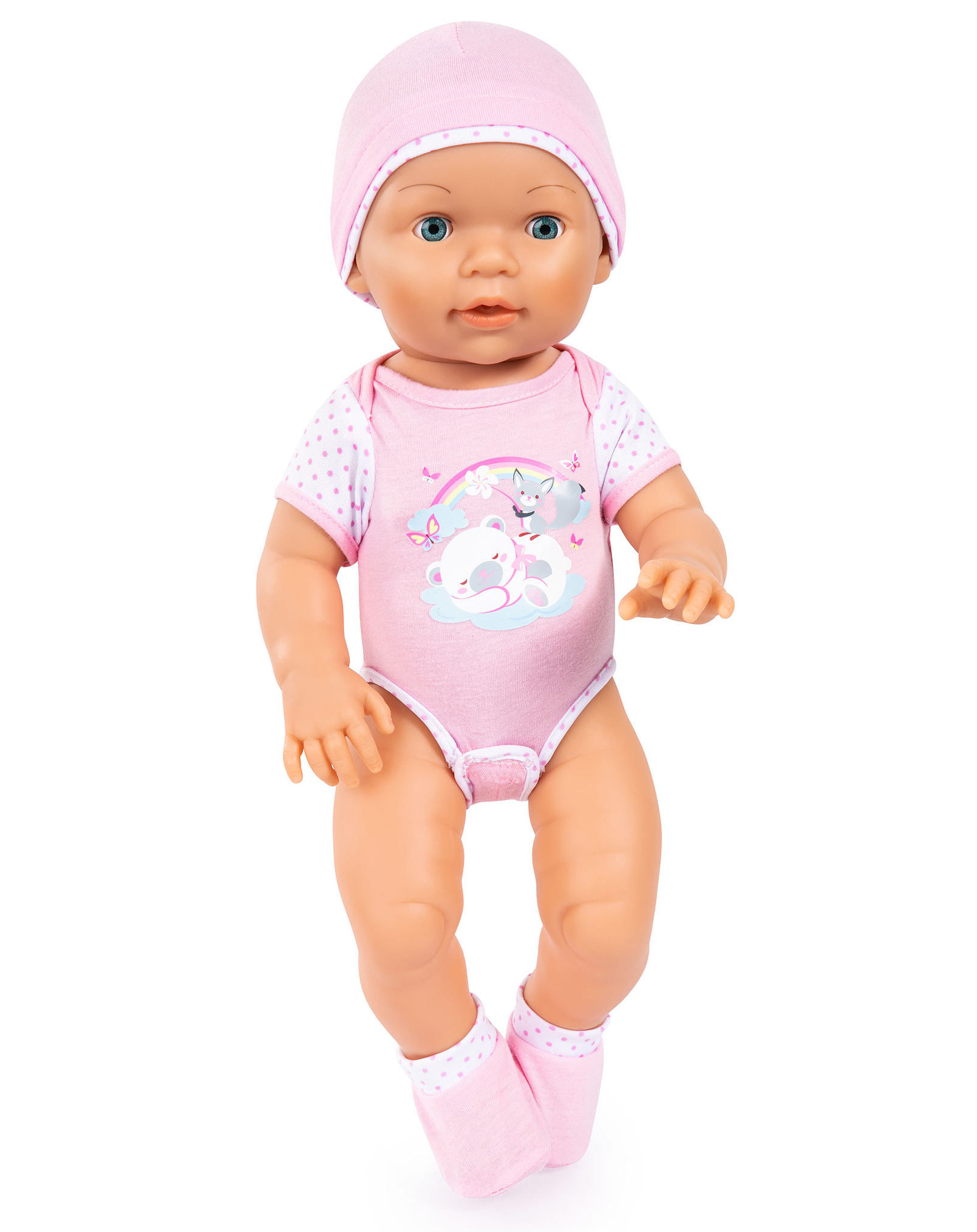 Baby-Puppe PICCOLINA LOVE 42cm mit Zubehör in rosa | Weltbild.de
