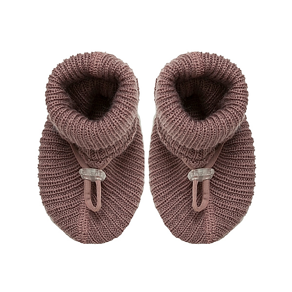 Joha Baby-Schuhe BOOTIES aus Wolle in rosenholz