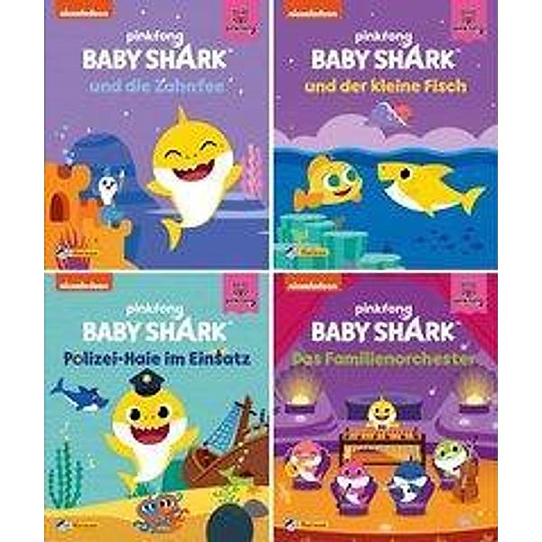 Baby Shark 1-4, 4 Hefte