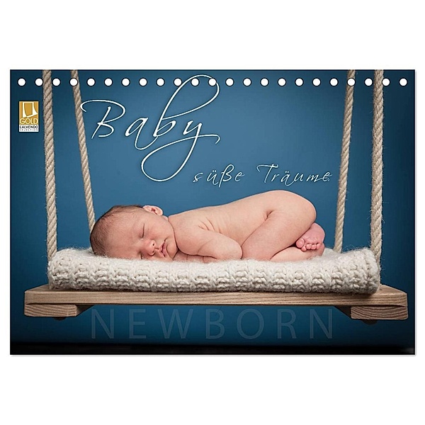 Baby - süsse Träume (Tischkalender 2024 DIN A5 quer), CALVENDO Monatskalender, Monika Schöb