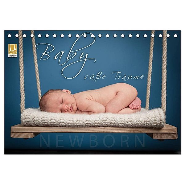 Baby - süsse Träume (Tischkalender 2025 DIN A5 quer), CALVENDO Monatskalender, Calvendo, Monika Schöb