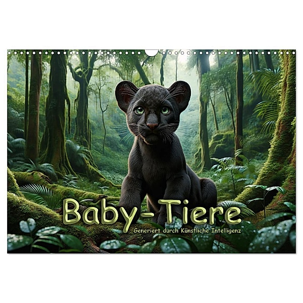 Baby-Tiere (Wandkalender 2025 DIN A3 quer), CALVENDO Monatskalender, Calvendo, Peter R. Stuhlmann