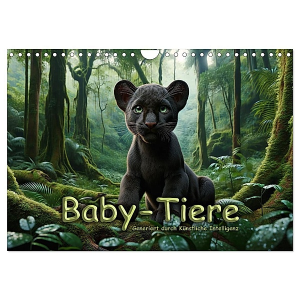 Baby-Tiere (Wandkalender 2025 DIN A4 quer), CALVENDO Monatskalender, Calvendo, Peter R. Stuhlmann